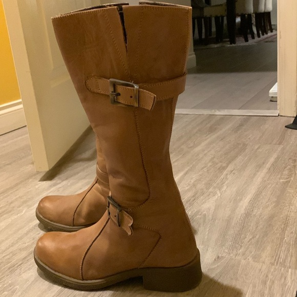 Tan Leather boot, size 39 - Picture 1 of 11